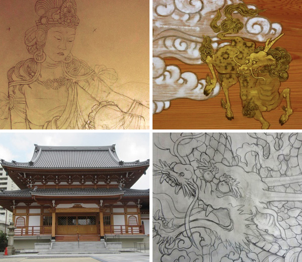 大本山永平寺名古屋別院　本堂装飾